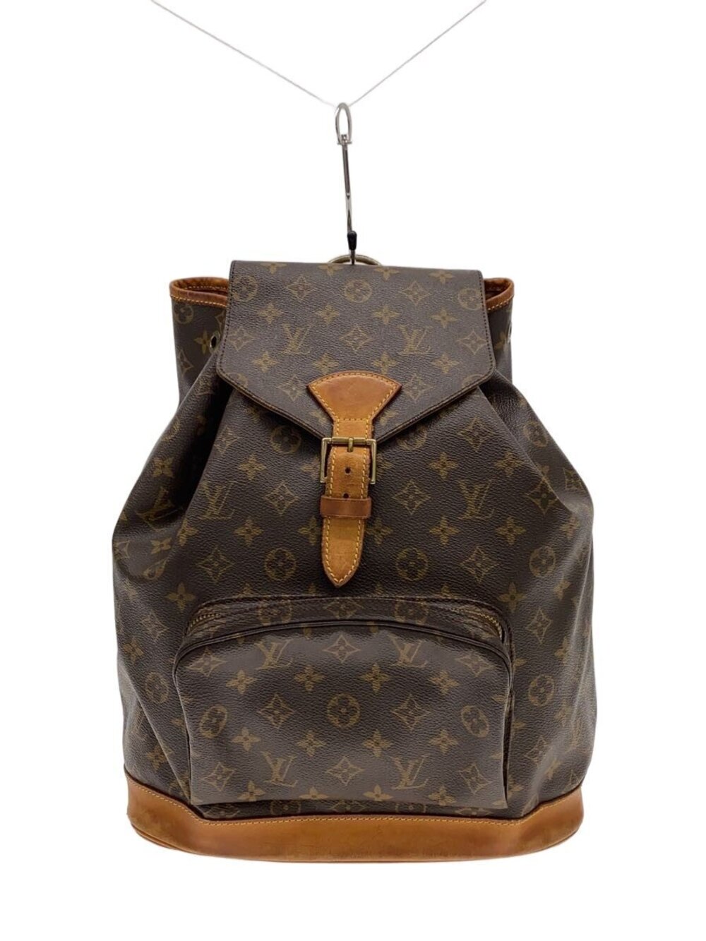 LOUIS VUITTON Montsouris Backpack Monogram Canvas Brown